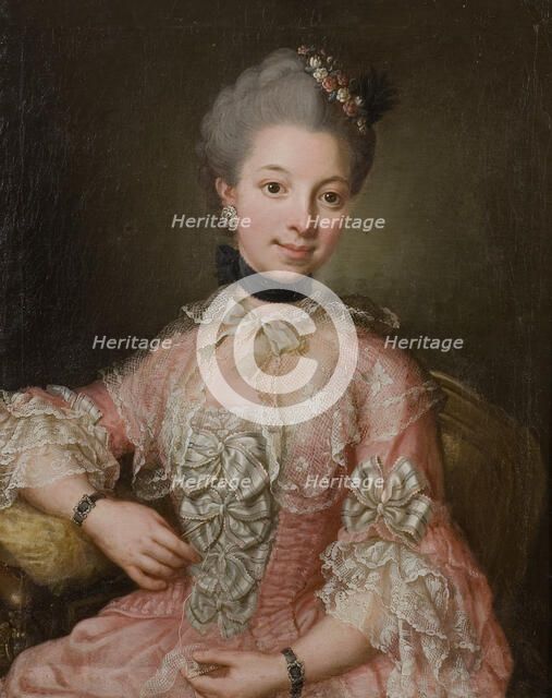 Kristina Sofia Silfversköld, married Drufva (1726-1779). mid-late 18th century. Creator: Ulrika Fredrika Pasch.