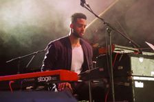 Kris Bowers, Love Supreme Jazz Festival, Glynde Place, East Sussex, 2014. Artist: Brian O'Connor