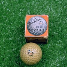 Kro-Flite golf ball, 1922. Creator: Spalding