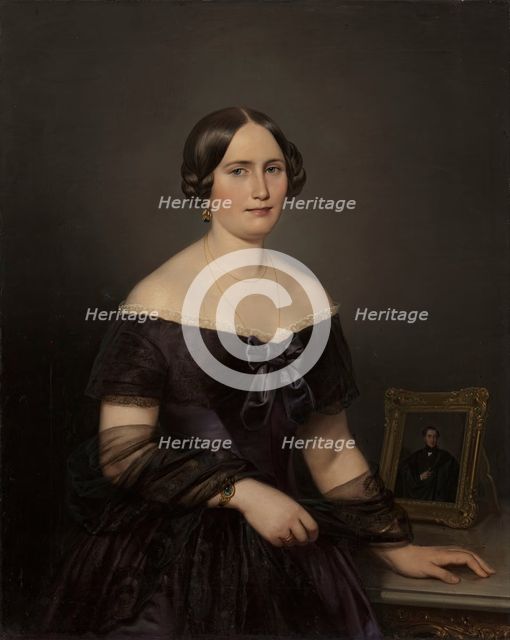 Ksenia Cavos, 1849. Creator: Cosroe Dusi.