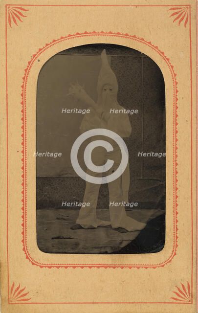 Ku Klux Klansman, ca. 1869. Creator: Unknown.