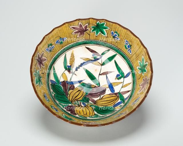 Kutani-Style Sweets Tray, c. 1825. Creator: Unknown.