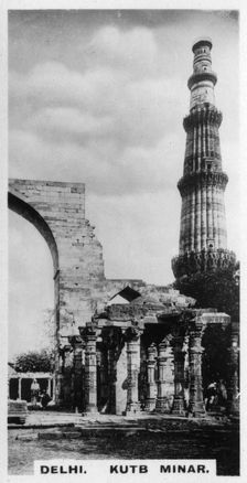 Kutb Minar, Delhi, India, c1925