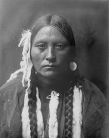 Kutenai female type, c1910. Creator: Edward Sheriff Curtis