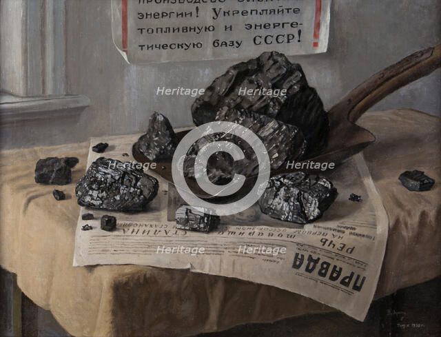 Kuzbass Coal, 1938. Creator: Lukin, Wilhelm Ivanovich (1871-1943).