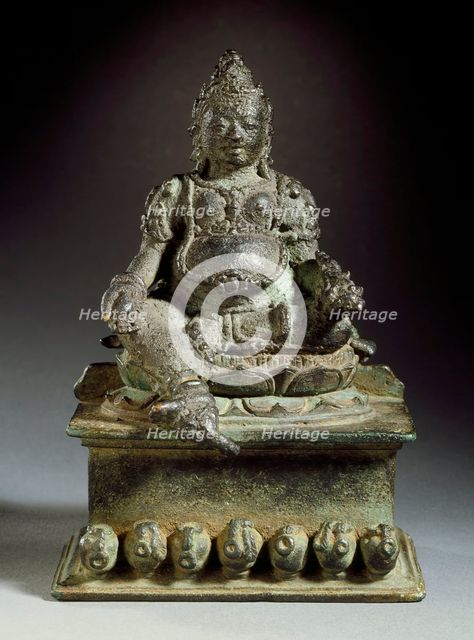 Kubera, The God of Riches, early 9th century. Creator: Unknown.
