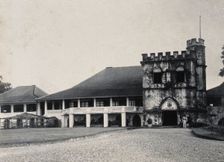 Kuching, Sarawak: the Astana, a partly castellated building, c1896. Creator: Unknown