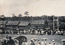 Kuching, Sarawak: view of the racecourse, c1900. Creator: Unknown