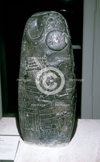 Kudurru of Nazimarut-Tash, Susa, Kassite period, 12th century BC. Artist: Unknown