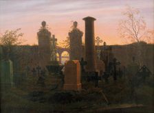 Kügelgen's Grave, 1821-1822. Artist: Friedrich, Caspar David (1774-1840)