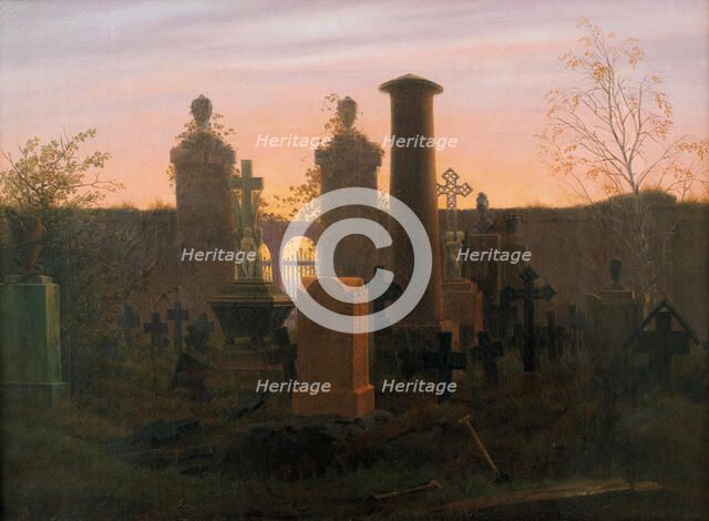 Kügelgen's Grave, 1821-1822. Artist: Friedrich, Caspar David (1774-1840)