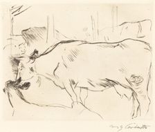 Kuhstall II (Cow Barn II), 1914. Creator: Lovis Corinth