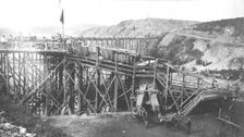 "Kulibina" at the Strelochny mine, 1909. Creator: Vladimir Ivanovich Fedorov