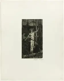 Kullervo Cursing, 1896. Creator: Akseli Gallen-Kallela