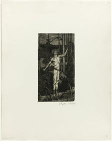 Kullervo Cursing, 1896. Creator: Akseli Gallen-Kallela