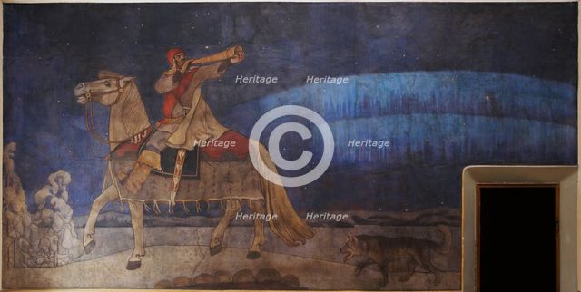 Kullervo Rides to War, 1901. Artist: Gallen-Kallela, Akseli (1865-1931)