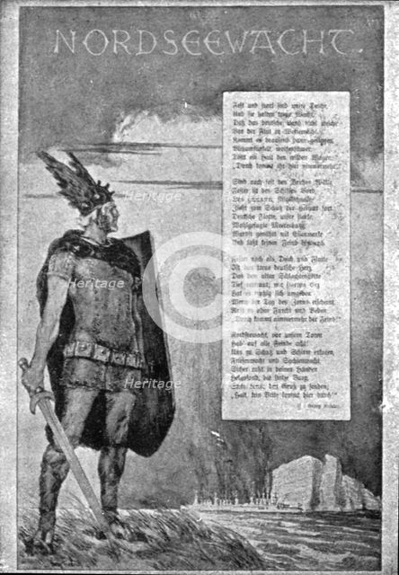 '"KULTUR"; Les Heures D'Ivresse; specimen des pages inspirees par le debut..., 1914. Creator: Unknown.