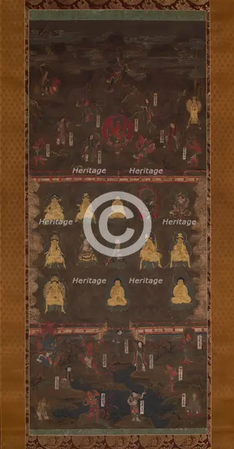 Kumano Shrine Mandala, early 14th century. Creator: Unknown.