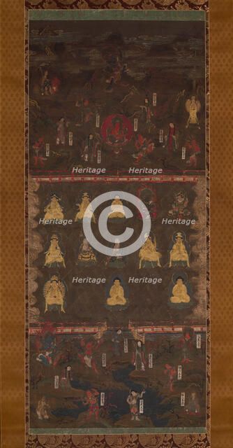 Kumano Shrine Mandala, early 14th century. Creator: Unknown.
