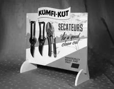 Kumfi-Kut range of Secateurs from Champion Scissors, Mexborough, Yorkshire, 1962. Creator: Michael Walters