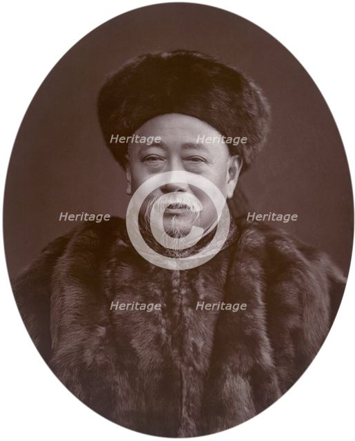 Kuo Sung-Tao, first Chinese envoy to Great Britain, 1880. Creator: Lock & Whitfield.