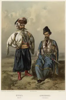 Kurd. Armenian, 1862. Creator: Frants Taikhel