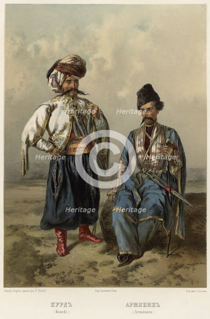 Kurd. Armenian, 1862. Creator: Frants Taikhel.