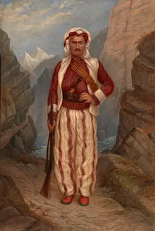Kurd Man, ca. 1893. Creator: Antonio Zeno Shindler