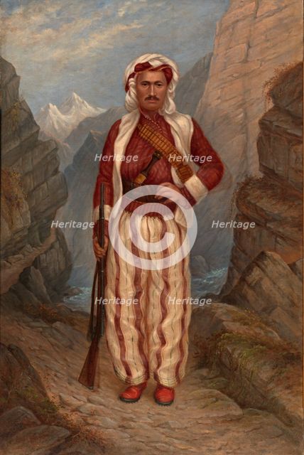 Kurd Man, ca. 1893. Creator: Antonio Zeno Shindler.