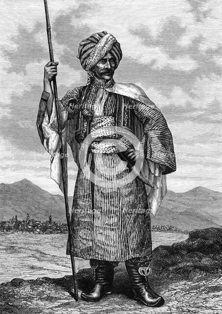 Kurdish chief, 19th century. Artist: Deyrolle