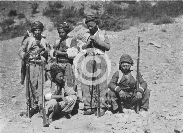 'Kurds of Shaykh Sadik's 'Army'', c1906-1913, (1915). Creator: Mark Sykes.
