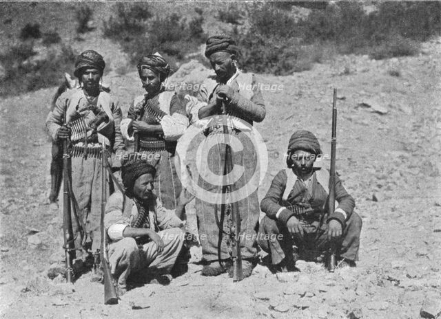 'Kurds of Shaykh Sadik's 'Army'', c1906-1913, (1915). Creator: Mark Sykes.