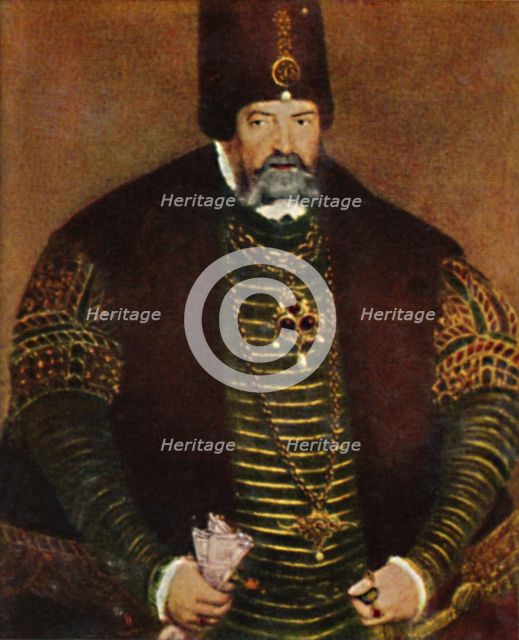 'Kurfürst Joachim II. V. Brandenburg 1505-1571. - Gemälde von  L. Cranach O.J.', 1934. Creator: Unknown.