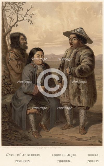 Kurilian. Gilyachka. Gilyak, 1862. Creator: Karlis Huns.