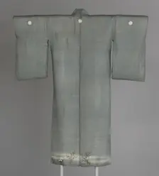 Kuro Tomesode, Japan, Meiji period (1868-1912), c. 1885. Creator: Unknown