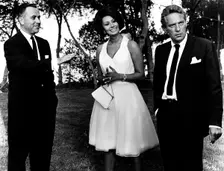 Kurt Unger with Sophia Loren (1934- ) and Peter Finch (1916-1977), 1965. Creator: Unknown