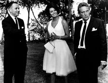 Kurt Unger with Sophia Loren (1934- ) and Peter Finch (1916-1977), 1965. Creator: Unknown