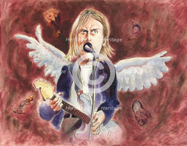 Kurt Cobain. Creator: Dan Springer.