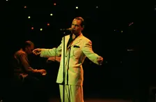 Kurt Elling, Brecon Jazz Festival, Brecon, Powys, Wales, Aug 2003. Creator: Brian O'Connor