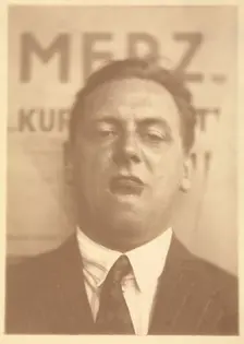 Kurt Schwitters , 1924-1925. Creator: Lissitzky, El (1890-1941)