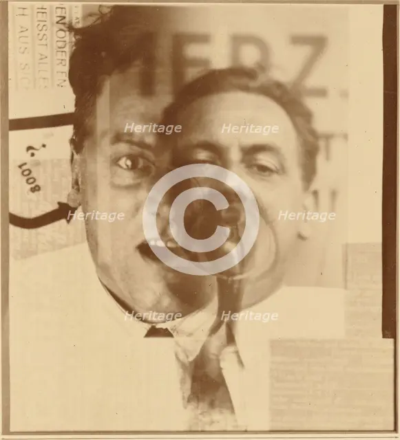 Kurt Schwitters , 1924-1925. Creator: Lissitzky, El (1890-1941).