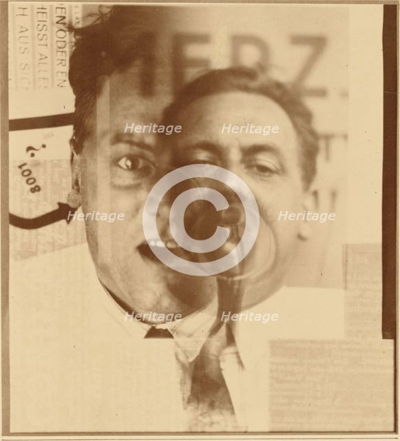 Kurt Schwitters , 1924-1925. Creator: Lissitzky, El (1890-1941).