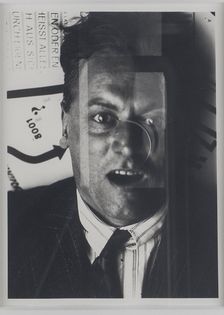 Kurt Schwitters , c. 1924. Creator: Lissitzky, El (1890-1941)