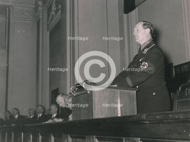 Kurt Schmitt, German Reich Economy Minister, c1933-c1934. Creator: Unknown.