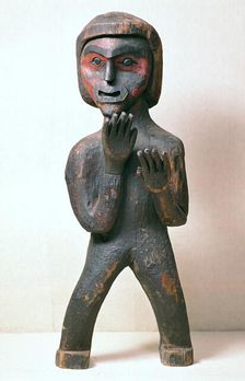 Kwakiutl tribe Native American grave marker