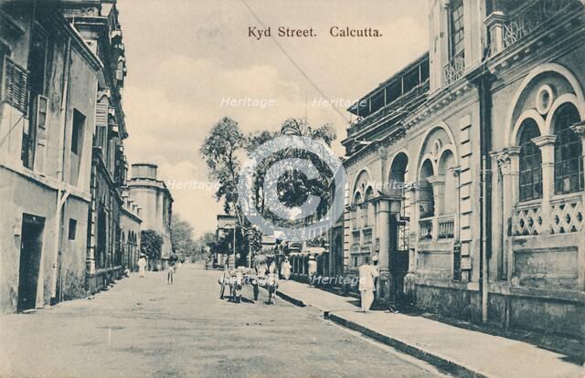 'Kyd Street. Calcutta', late 19th-early 20th century.  Creator: Unknown.