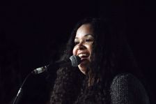 Kyla Brox, Kyla Brox Duo, Crawley Blues Club Hawth Crawley West Sussex, 14 Feb 2020. Creator: Brian O'Connor