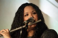 Kyla Brox, Kyla Brox Duo, Crawley Blues Club Hawth Crawley West Sussex, 14 Feb 2020. Creator: Brian O'Connor