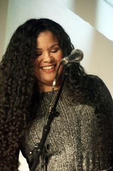 Kyla Brox, Kyla Brox Duo, Crawley Blues Club Hawth Crawley West Sussex, 14 Feb 2020. Creator: Brian O'Connor