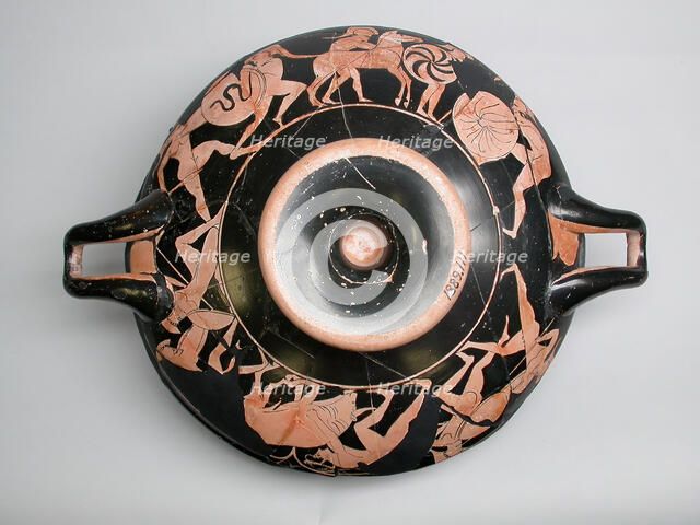Kylix (Drinking Cup), 510-500 BCE. Creator: Manner of the Epeleios Painter Greek.